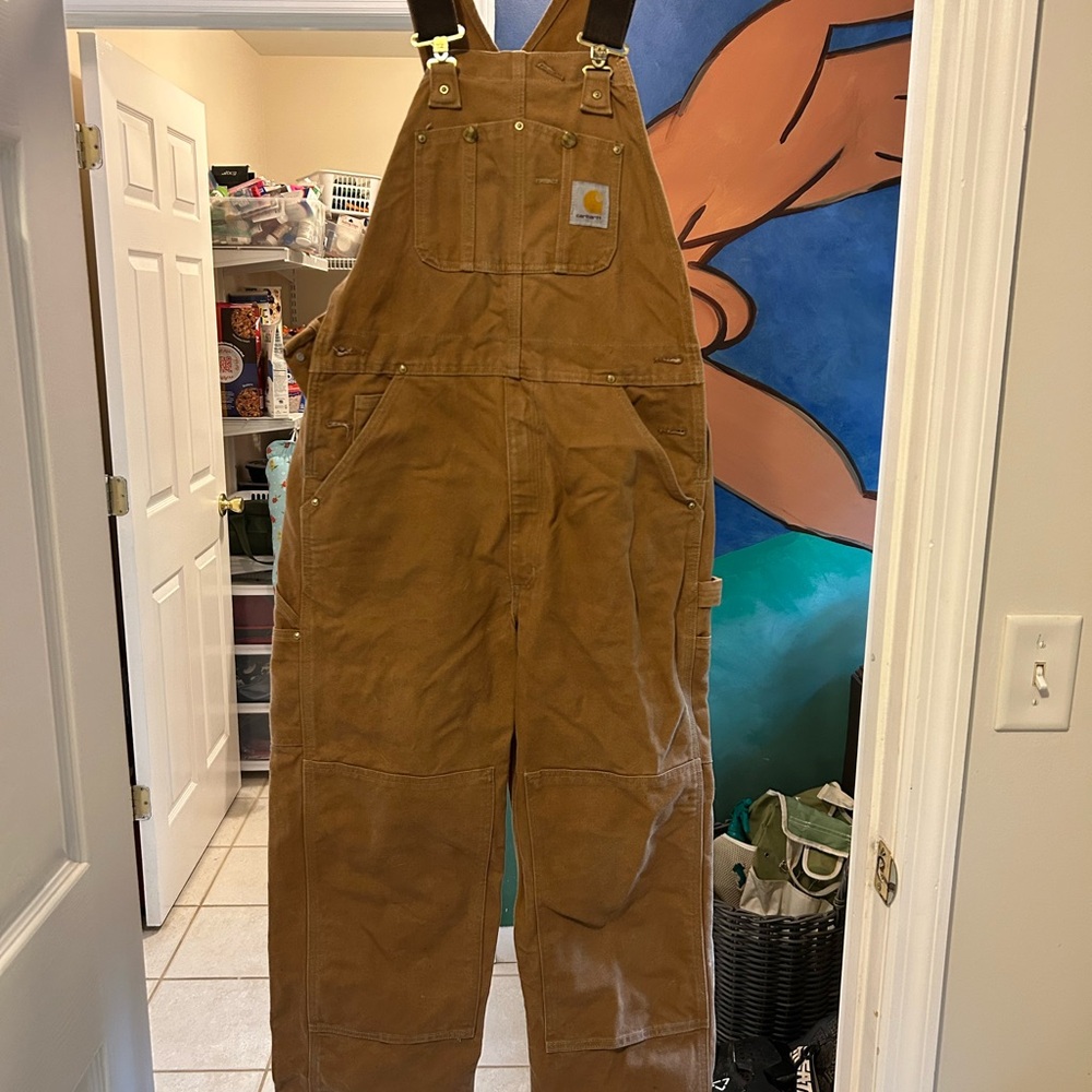 Carhartt Tan Work Overalls
